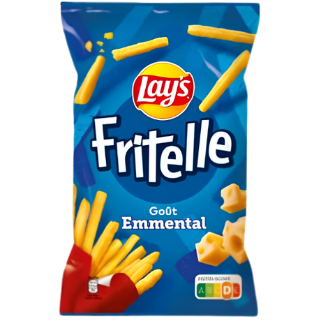 Lays Fritella Emmental(Cheese) 15x80g dimarkcash&carry