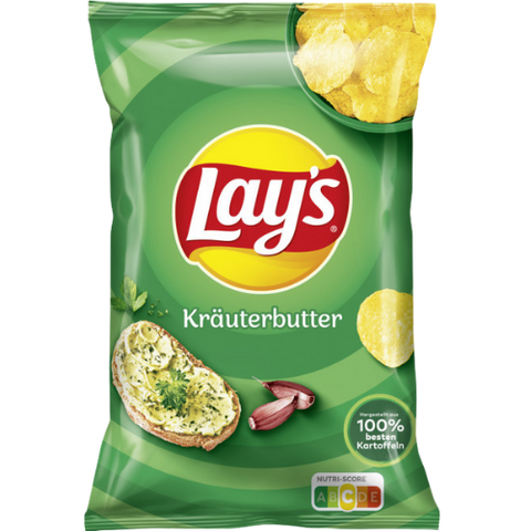 Lays Butter & Herb Krauterbutter (9Box) 9X150G dimarkcash&carry