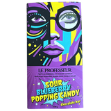 Le Professeur Sour Blueberry Popping Candy Chocolate Bar 12X90G dimarkcash&carry