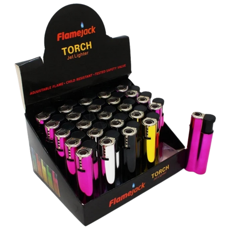 FLAMEJACK WINDPROOF LIGHTER 25PCS dimarkcash&carry