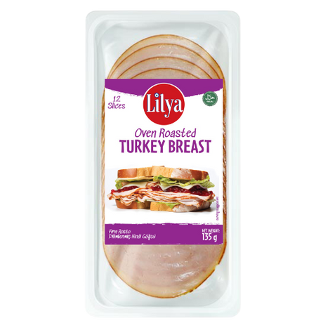 Lilya Sliced Turkey Breast Oven Roasted 12x135g dimarkcash&carry