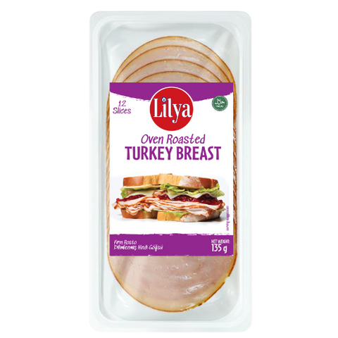 Lilya Sliced Turkey Breast Oven Roasted 12x135g dimarkcash&carry