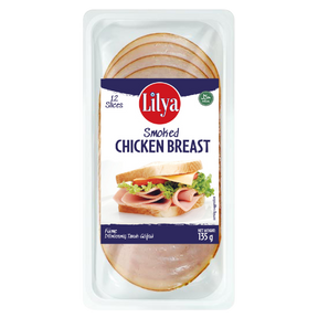 Lilya Sliced Chicken Breast Smoked 12x135g dimarkcash&carry
