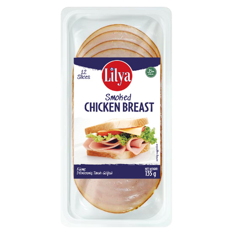 Lilya Sliced Chicken Breast Smoked 12x135g dimarkcash&carry