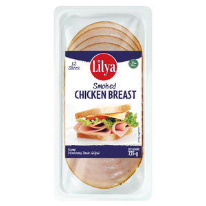 Lilya Sliced Chicken Breast Smoked 12x135g dimarkcash&carry