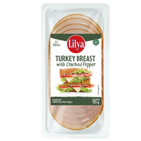 Lilya Sliced Turkey Breast with Cracked Pepper 12x135g dimarkcash&carry