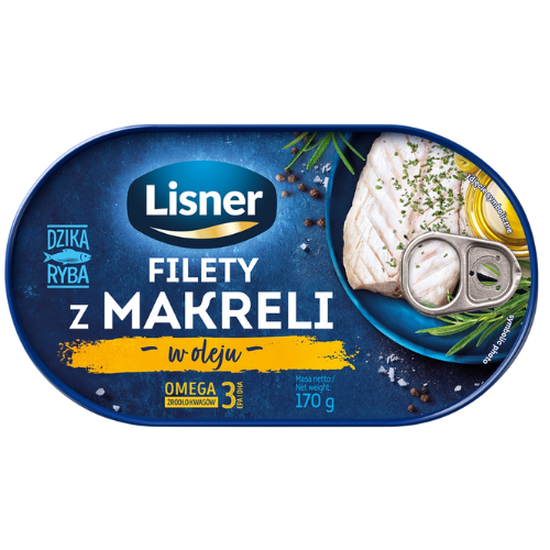 Lisner Mackerel In Oil 12X170G dimarkcash&carry