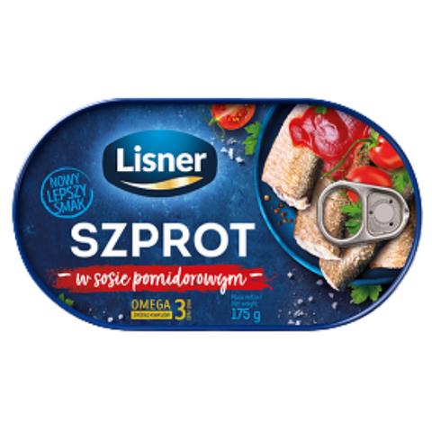 Lisner Sprat In Tomato Sauce 12X175G dimarkcash&carry