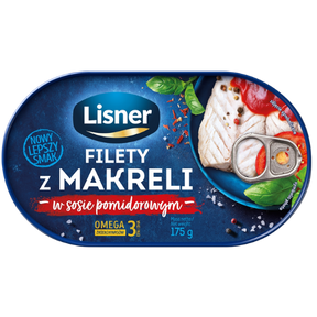 Lisner Mackerel Fillet In Tomato Sauce 12X175G dimarkcash&carry