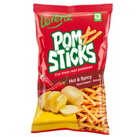 Lorenz Pomsticks Hot Spicy 14x85g dimarkcash&carry