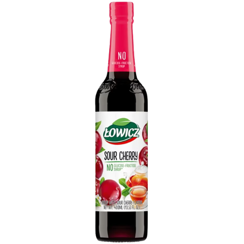Lowicz Sour Cherry Syrup 6X400Ml