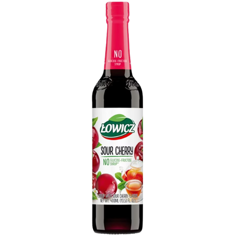 Lowicz Sour Cherry Syrup 6X400Ml