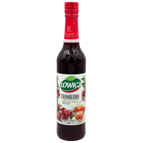 Lowicz Cranberry Syrup - Zurawina 6X400Ml dimarkcash&carry