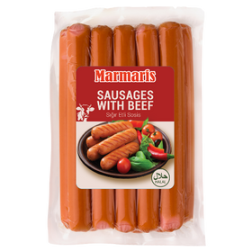 Marmaris Beef Sausage Halal 10X500G dimarkcash&carry
