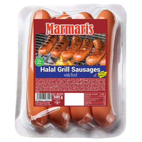 Marmaris (Halal) Grill Sausage With Beef 12X500G dimarkcash&carry