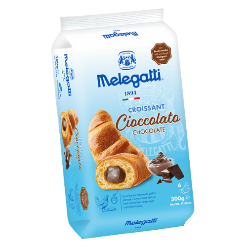 Melegatti Chocolate Croissants 6Pack 12X300G dimarkcash&carry