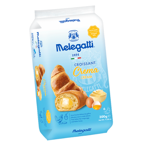 Melegatti Custard Croissants 6Pack 12X300G dimarkcash&carry