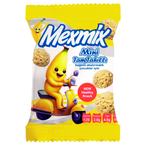 Mexmix Mini Cookies Banana (Tahilli) 24X28G dimarkcash&carry