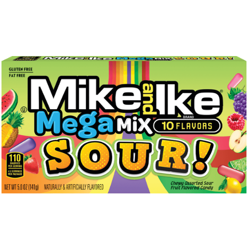 Mike & Ike Theater Mega Mix Sour 12X141G (Big) dimarkcash&carry