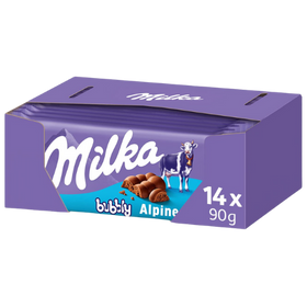 Milka Bubbly Milk  14X90G dimarkcash&carry