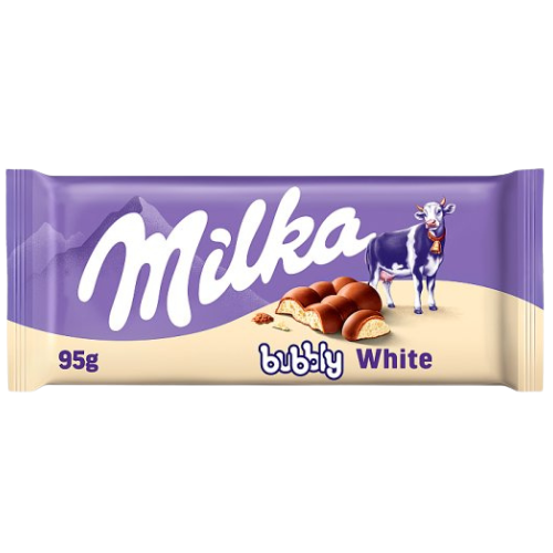 Milka Bubbly Milk White  15X95G dimarkcash&carry