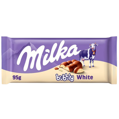 Milka Bubbly Milk White  15X95G dimarkcash&carry