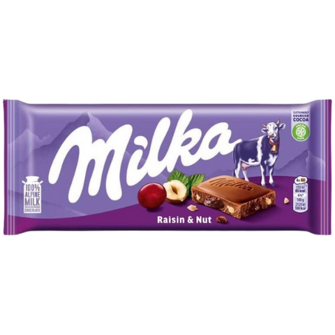 Milka Raisin And Nuts * 22X100G dimarkcash&carry