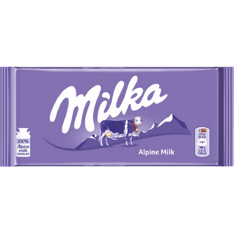 Milka Alpine Chocolate Bar 25X90G dimarkcash&carry