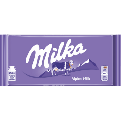 Milka Alpine Chocolate Bar 25X90G dimarkcash&carry
