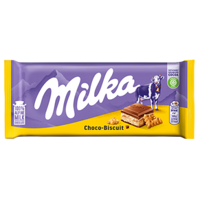 Milka Choco Biscuits Chocolate Bar 18X100G dimarkcash&carry