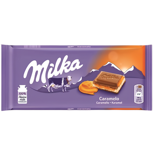 Milka Caramel Chocolate Bar 20x100g dimarkcash&carry