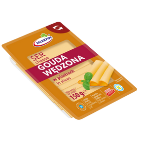 Mlekpol Gouda Wedzona Smoked-12X150G dimarkcash&carry