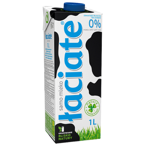 Mlekpol Milk Uht 0% Laciate 12X1L Blue dimarkcash&carry