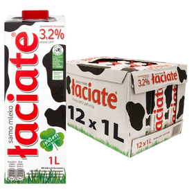 Mlekpol Milk Uht 3.2% Laciate 12X1L Red dimarkcash&carry