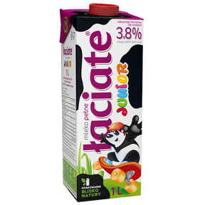 Mlekpol Milk Uht Junior Uht 3.8% Laciate 12X1L dimarkcash&carry