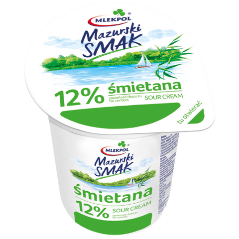 Mlekpol Smietana Sour Cream 12% 12x400g dimarkcash&carry