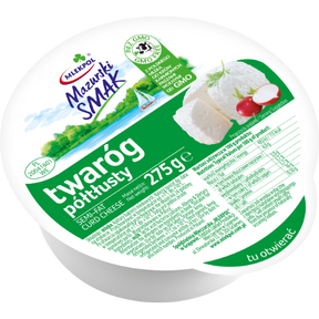 Mlekpol Round Twarog Green-Half Fat 8X275G dimarkcash&carry