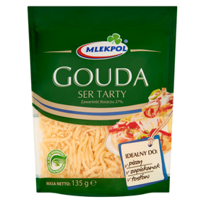 Mlekpol Gouda Grated 12X135G dimarkcash&carry