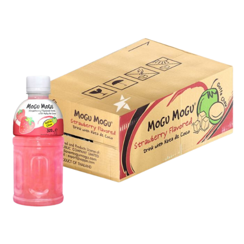 Mogu Mogu Strawberry Drink 24X320Ml dimarkcash&carry