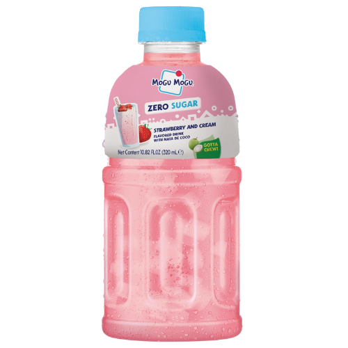 Mogu Mogu Strawberry&Cream Zero Sugar 24X320Ml dimarkcash&carry