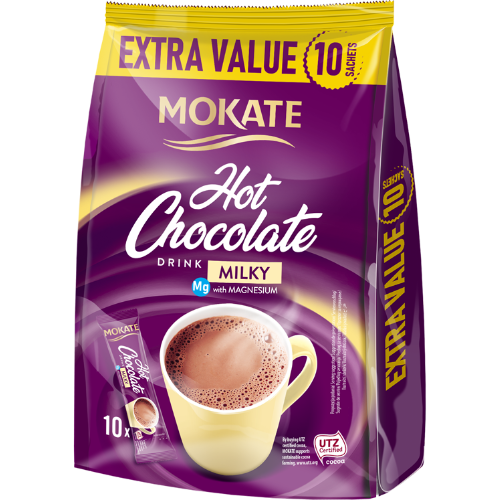 Mokate Milk Hot Chocolate 10X(10X18G) dimarkcash&carry