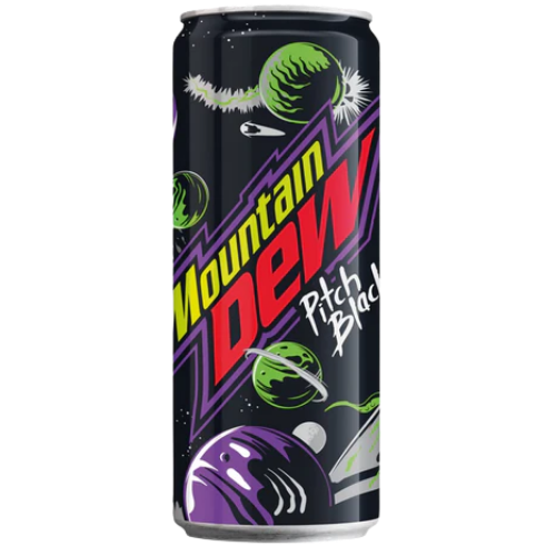 Mountain Dew Pitch Black *CAN* 24x330ml dimarkcash&carry