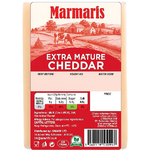 Marmaris Cheddar Extra Mature 145g dimarkcash&carry