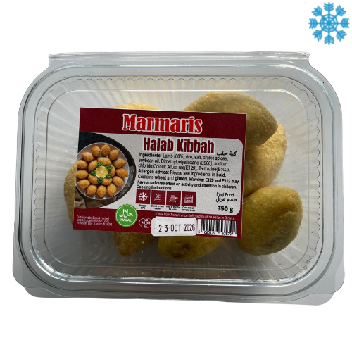 Marmaris Halab Kibbah 10X350G - Collection Only Frozen Product dimarkcash&carry