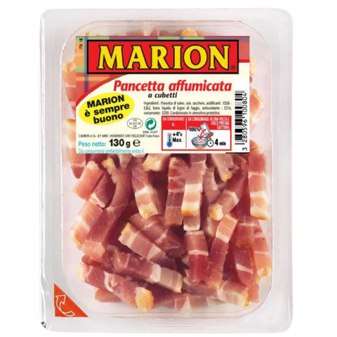 Marion Lardons Smoked Streaky Bacon (Red) 20X130G