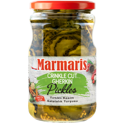 Marmaris Crinkle Cut Gherkin Pickles 8X720Cc dimarkcash&carry
