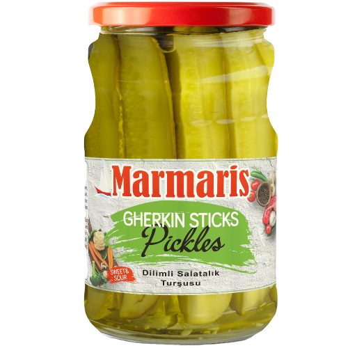 Marmaris Sticks Gherkin Pickles 8X720Cc dimarkcash&carry