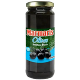 Marmaris Black Pitted Olives 12X450G