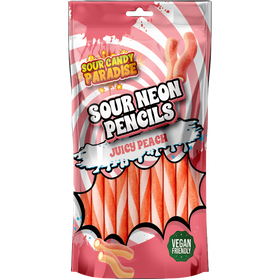 Neon Pencils Sour Juicy Peach 12X130g dimarkcash&carry