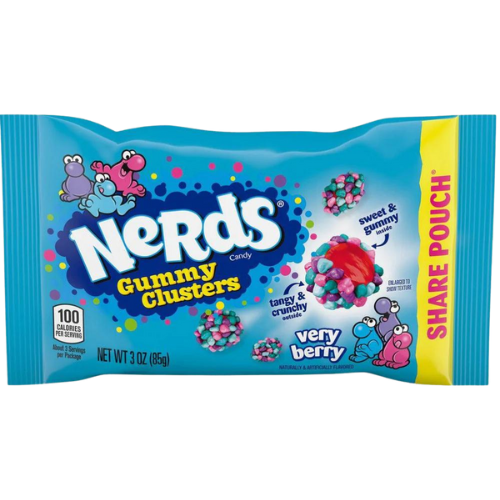 Nerds Very Berry Gummy Clusters Bag 12X85G dimarkcash&carry